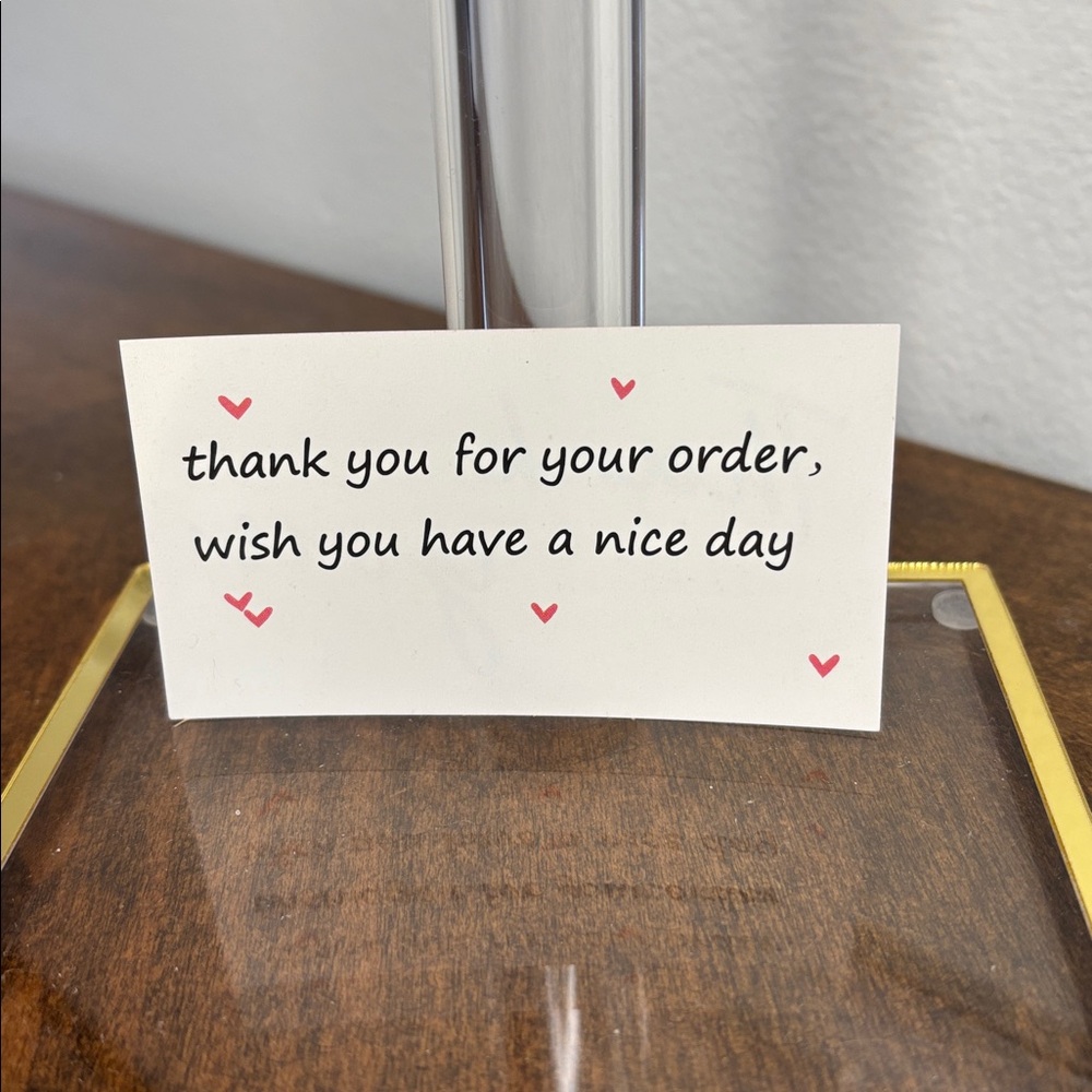 🔥(25) THANK YOU CARDS: Double-sided thank you cards (25 count) - Picture 2 of 4